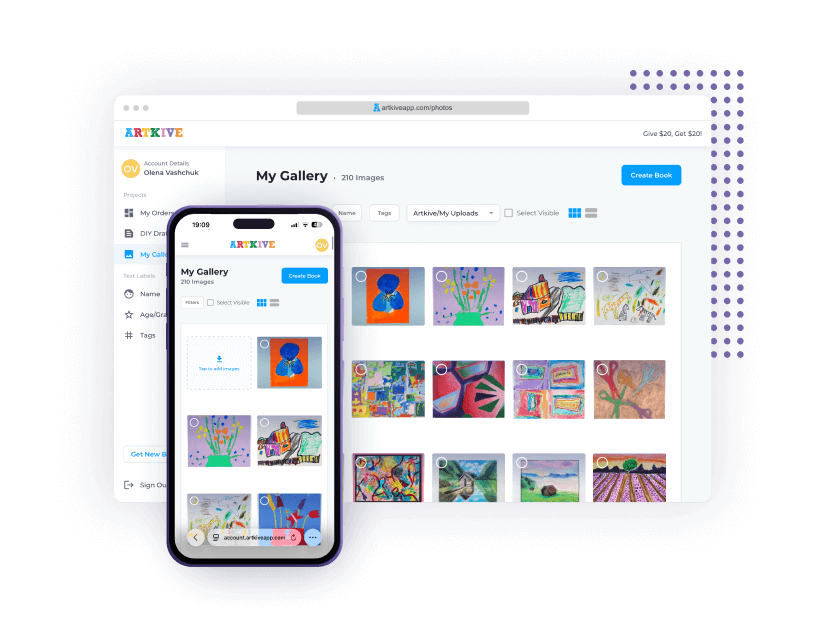 Account application preview
